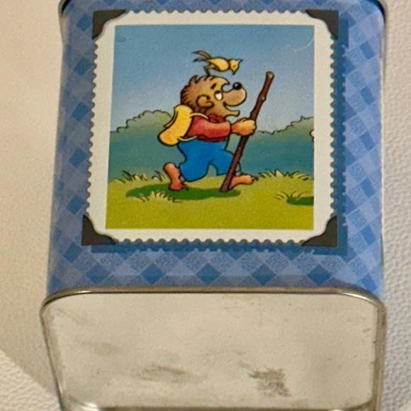 Vintage Berenstain Bears Tin Box 1997 Metal Storage Container - Picture 7 of 16